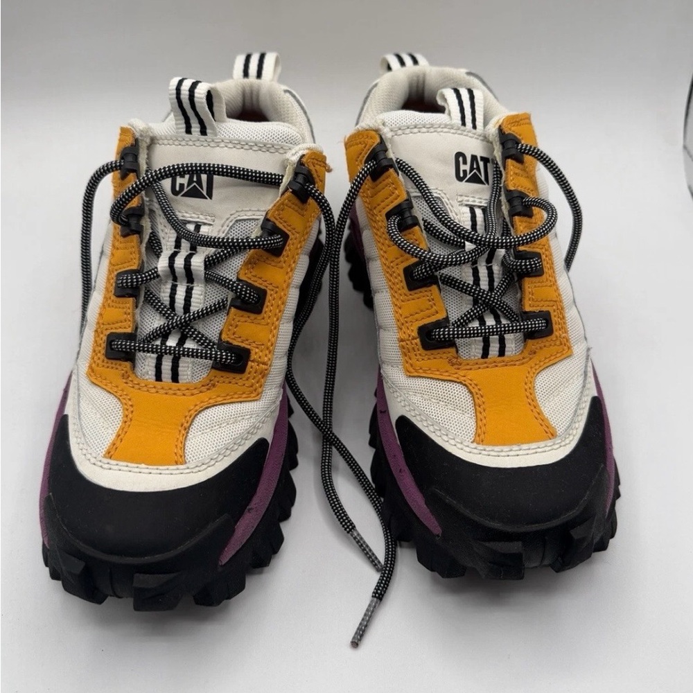 Caterpillar Women's Sneakers - White, Orange, Black, and Purple